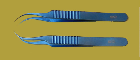 Titanium Curved Forceps